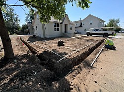 Sprinkler installation